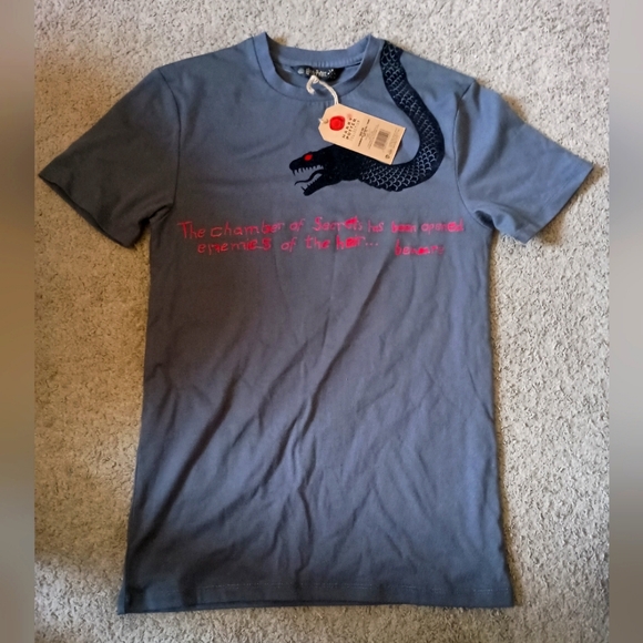Harry Potter Collection Chamber Of Secrets T-shirt Grey Size XS NWT RARE - Picture 1 of 5